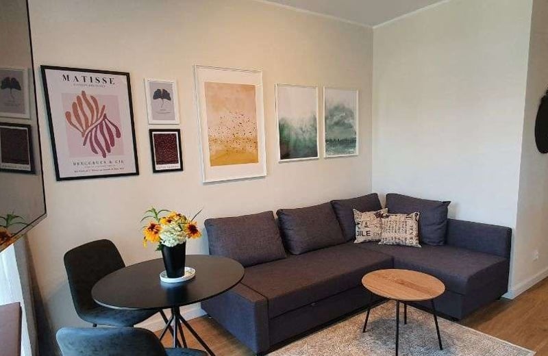 Rental of a modern 1-room apartment with a separate bedroom, 28 m², Wrocław, Poland